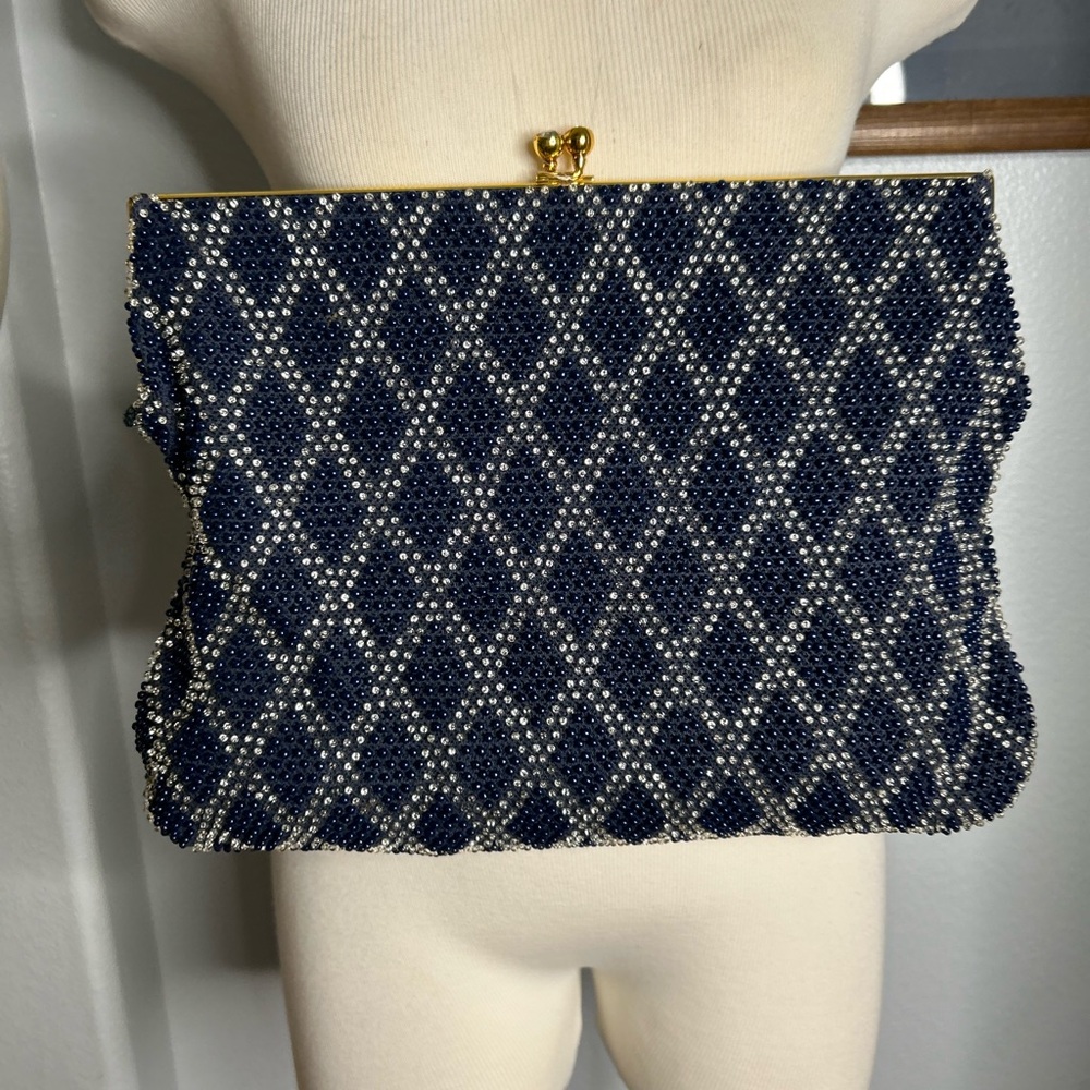 Vintage Beaded Large Clutch - Picture 4 of 7